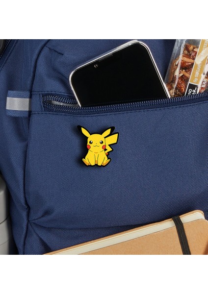 Pokemon 4lü Mini Ahşap Rozet Set - Pikachu Bulbasaur Squirtle Charmander - Broş - Yaka Çanta Aksesuar fırsatları