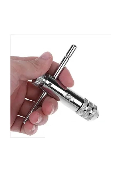 PN010 Cırcırlı Kılavuz Diş Açma Kolu Kısa M3 - M8