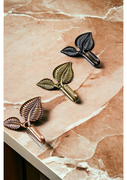 Yaprak Model Metal Portmanto ve Kapı Askısı