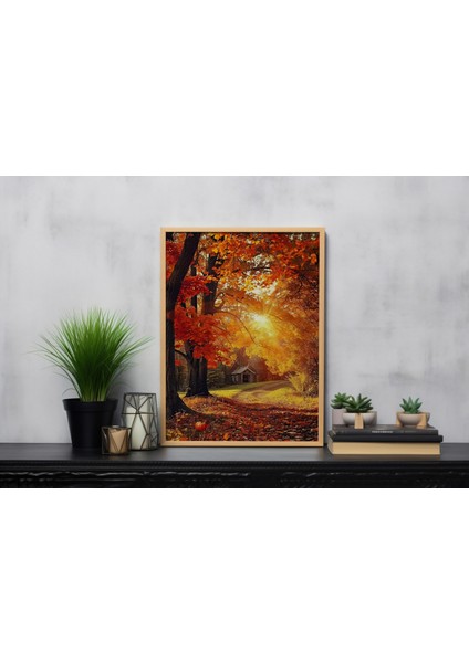 Ahşap Çerçeve 40 x 60 cm Modern Uv Baskı Tablo