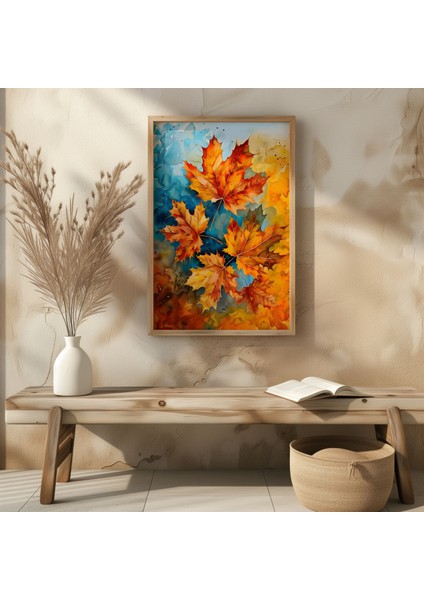 Ahşap Çerçeve 40 x 60 cm Modern Uv Baskı Tablo