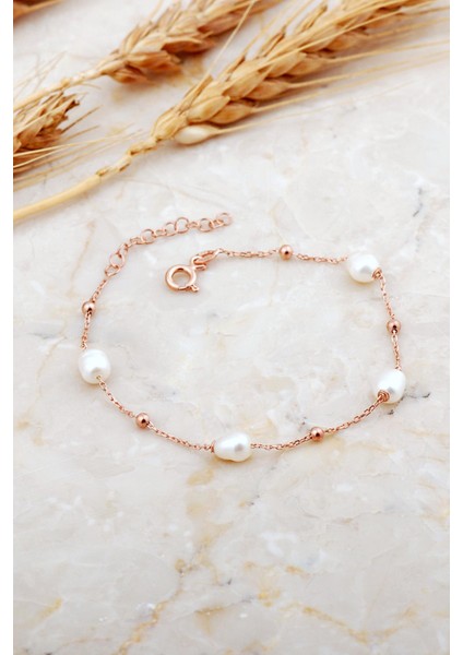 Inci Tek Sıra Rose Gümüş Bileklik 4743 modelleri