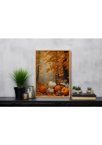 Ahşap Çerçeve 40 x 60 cm Modern Uv Baskı Tablo