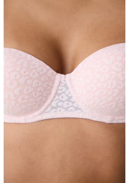 Bloom Lace Dantel Pembe Sütyen