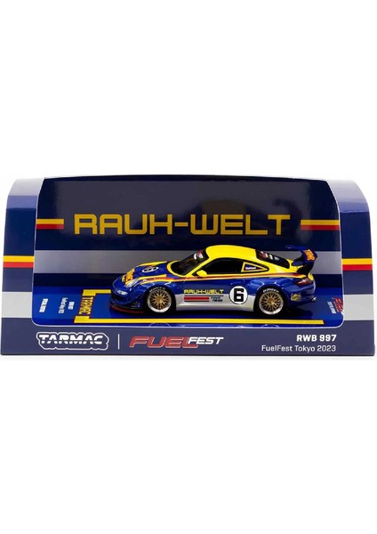 1:64 Diecast Rwb 997 Fuelbest Tokyo 2023 Aauh-Welt Tarmac Model Araba