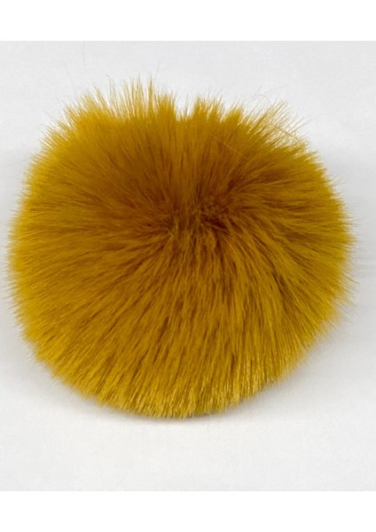 Ponpon / Yumoş Ponpon 7 cm Hardal