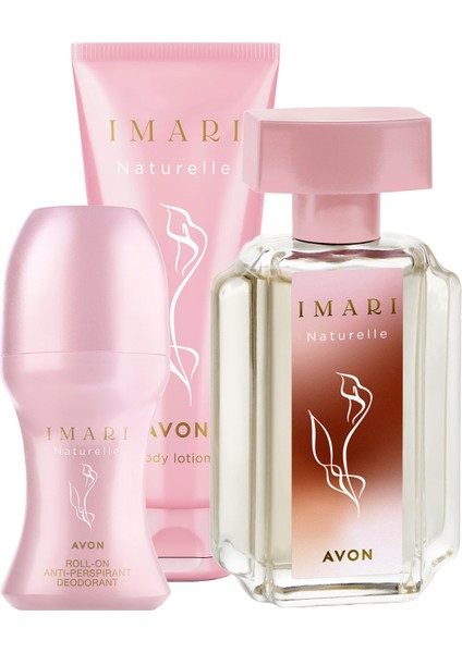Imari Naturelle Kadın Parfüm Rollon ve Vücut Losyounu Paketi