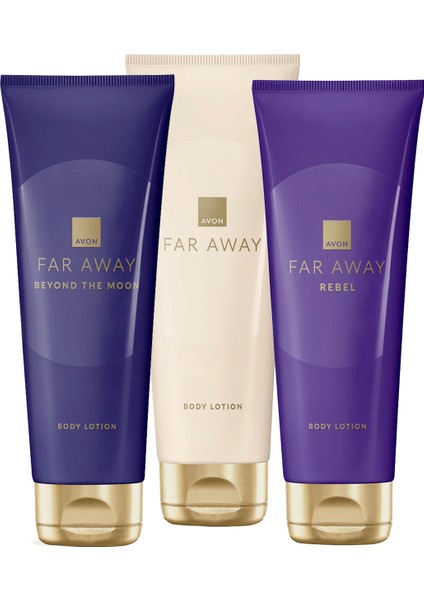 Far Away Klasik Rebel ve Beyond The Moon Vücut Losyonu Paketi