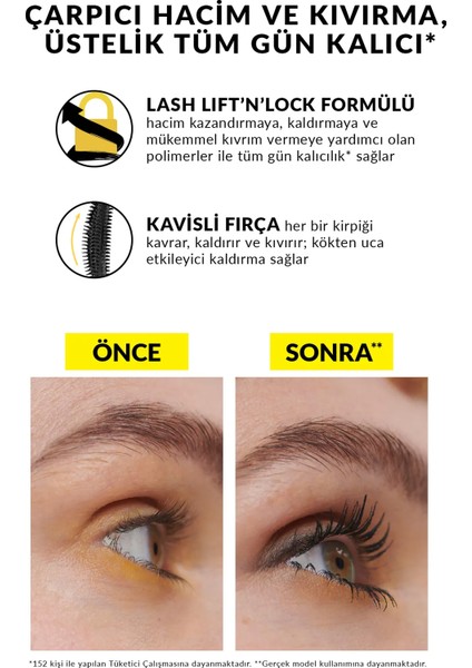 Wondercurl Maskara ve Pırıltılı Göz Kalemi Paketi