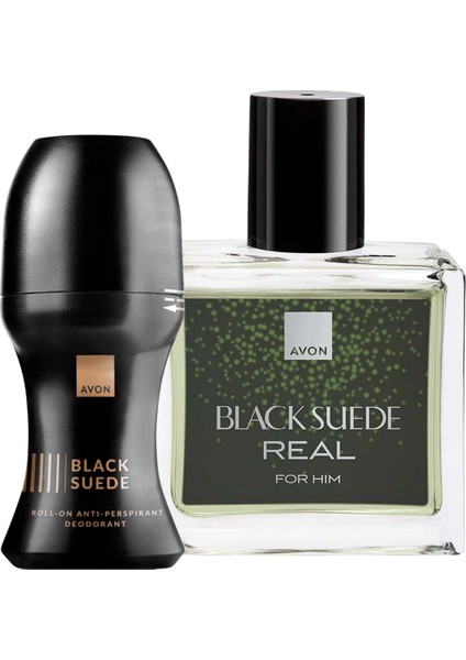 Black Suede Real Erkek Parfüm ve Rollon Paketi