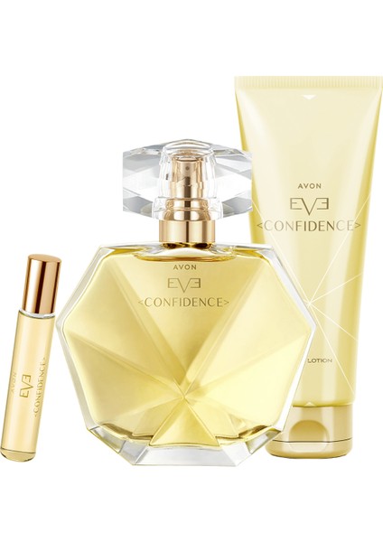 Eve Confidence 50 + 10 Kadın Parfüm ve Vücut Losyounu Paketi