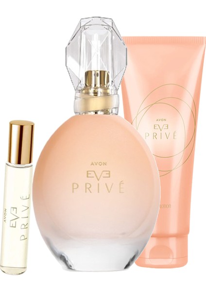 Eve Prive Kadın Parfüm EDP 50 ml ve Vücut Losyonu Seti Hediyelik 10 ml