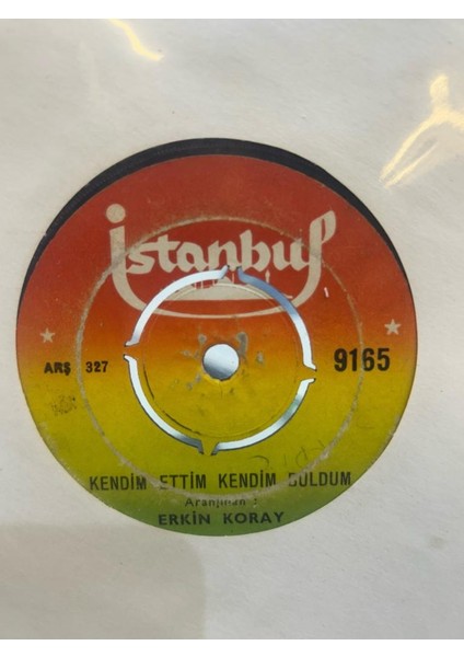 Erkin Koray – Kendim Ettim Kendim Buldum 1970 Baskı 45'lik (Plak)