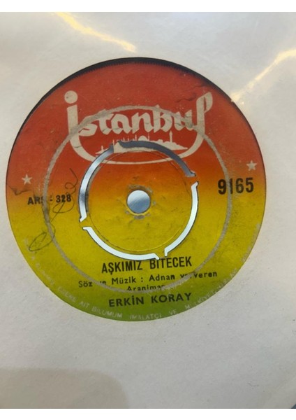 Erkin Koray – Kendim Ettim Kendim Buldum 1970 Baskı 45'lik (Plak) fiyatları