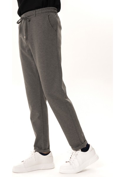 Erkek Antrasit Slim Fit Lastikli Jogger Pantolon fırsatları