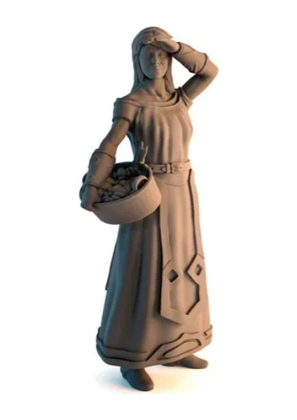 Çiftçi Kadın Figürü