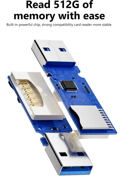 2in1 USB 3.0 Micro Sd Hafıza Kartı - Tf Kart Okuyucu Hub Adaptör Veri Aktarıcı fırsatları