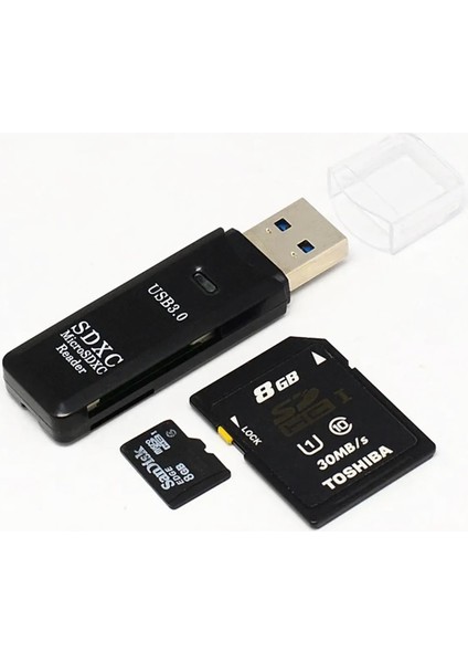 2in1 USB 3.0 Micro Sd Hafıza Kartı - Tf Kart Okuyucu Hub Adaptör Veri Aktarıcı indirimleri