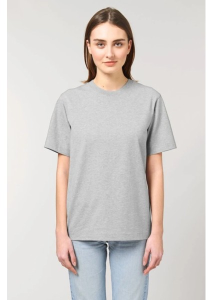 Bisiklet Yaka Oversize T-Shirt Basic