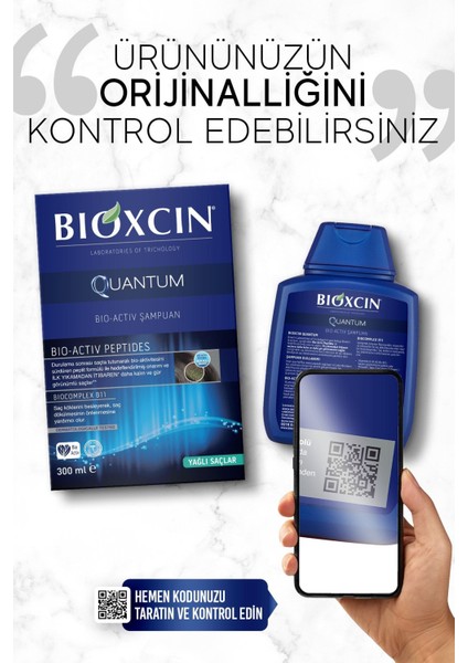 Quantum Yağlı Saçlar Için Şampuan 300 ml - 3 Al 2 Öde 2 Adet