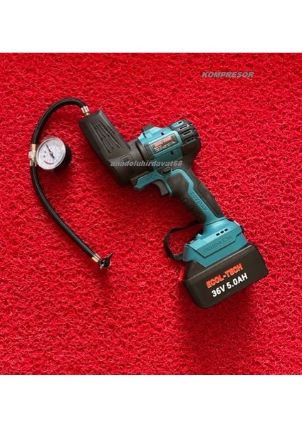 Ecl Pro Akülü Set Matkap Mini Kompresör Taşlama Akülü Testere 25PCS 6/1