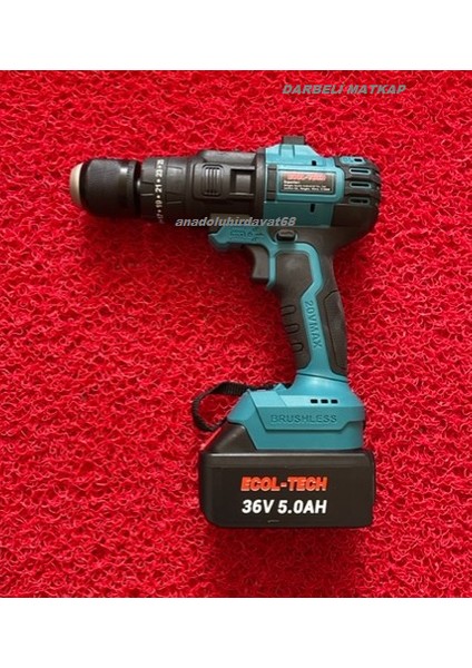 Ecl Pro Akülü Set Matkap Mini Kompresör Taşlama Akülü Testere 25PCS 6/1