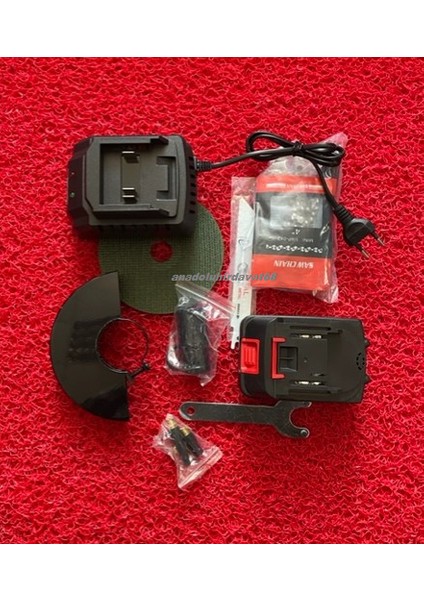 Ecl Pro Akülü Set Matkap Mini Kompresör Taşlama Akülü Testere 25PCS 6/1