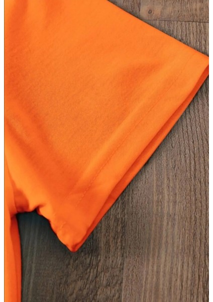 Unisex Bisiklet Yaka Oversize T-Shirt Basic fırsatları