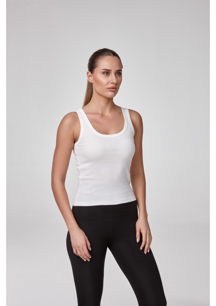 Kadın Ince Askılı Body T-Shirt Fit Kalıp