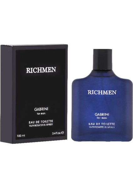 Ylang Ylang Etkileyici Notasıyla Gabrini Rıchmen Edt Erkek Parfüm 100 ml