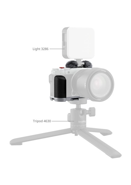 4875 Fujifilm X-M5 Için Gümüş L Kafes modelleri