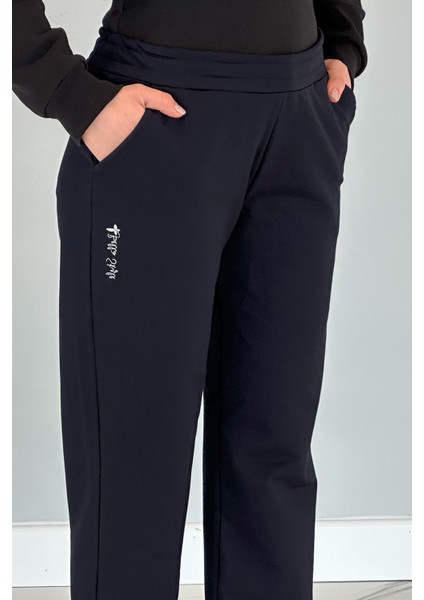 Pantalon Görünümlü Kadın Eşofman Altı 5557 Lacivert fiyatları