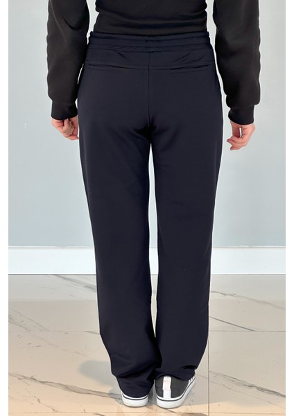 Pantalon Görünümlü Kadın Eşofman Altı 5557 Lacivert modelleri