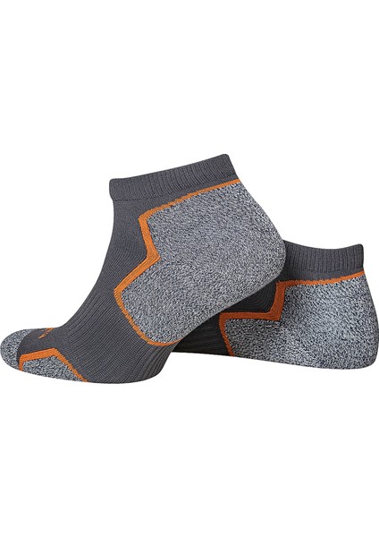 Fonksiyonel Patik Çorap 3'lü Paket Siyah-Füme-Lacivert 40-44