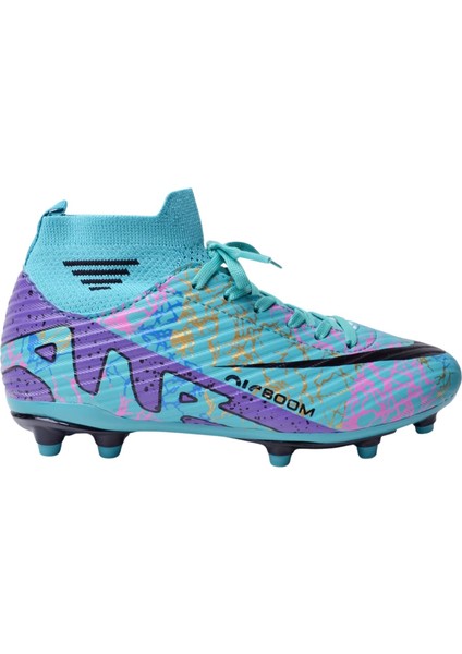 565 Turkuaz Mor Desenli Krampon