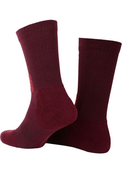 Active Çorap Unisex 3'lü Paket Bordo