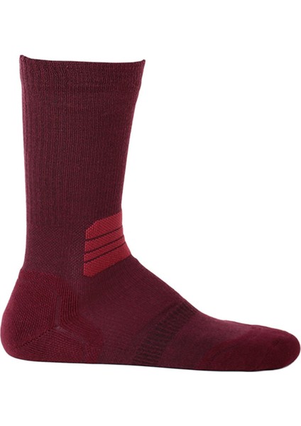 Active Çorap Unisex 3'lü Paket Bordo