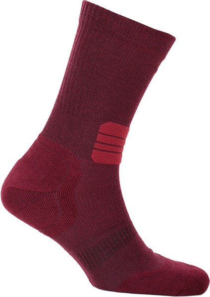 Active Çorap Unisex 3'lü Paket Bordo