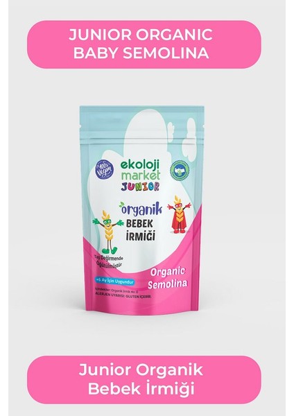 Organik Bebek Irmiği 250 gr 3 Lü Paket Organic Baby Semolina 250 gr 3 Pack fiyatları