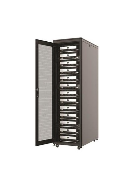 26U 800X1000MM Dikili Tip Siyah Kabinet Vega AG-VB26U8010S1-BAAA-A-M1 Cam Kapak modelleri