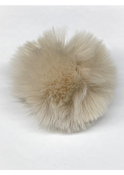 Ponpon / Yumoş Ponpon 7 cm Koyu Krem