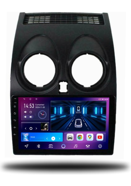 Carplayer Nissan Qashqai 2007-2013 Uyumlu Android Multimedya 6gb Ram 128GB Hafıza