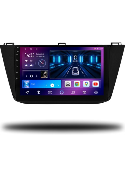 Carplayer Volkswagen Tiguan 2017-2020 Uyumlu Android Multimedya 6gb Ram 128GB Hafıza