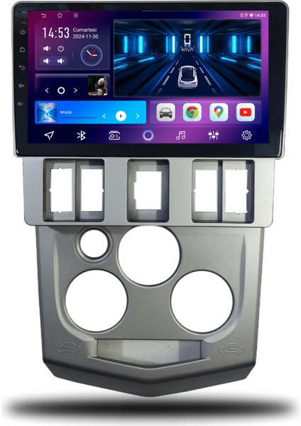 Carplayer Dacia Logan 2004-2008 Uyumlu Android Multimedya 6gb Ram 128GB Hafıza