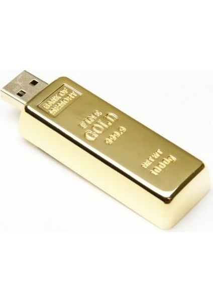 USB Bellek Altın Bar Tasarımı, 2gb - Hızlı ve Dayanıklı Depolama