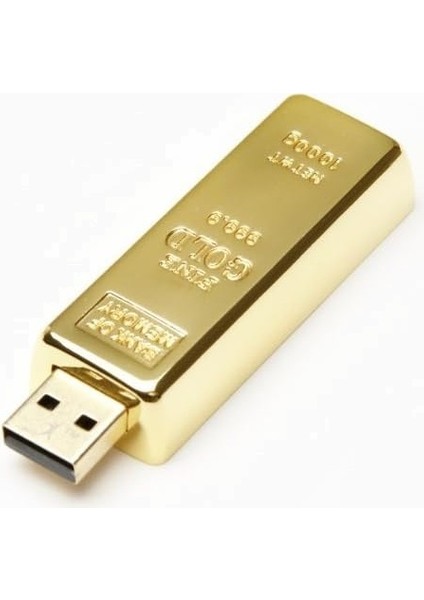 USB Bellek Altın Bar Tasarımı, 2gb - Hızlı ve Dayanıklı Depolama