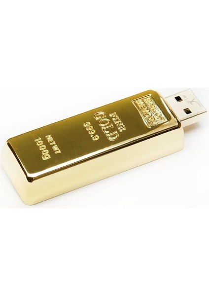 USB Bellek Altın Bar Tasarımı, 2gb - Hızlı ve Dayanıklı Depolama