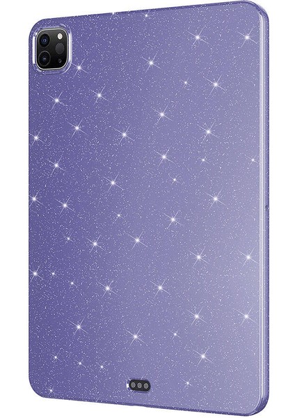 Apple iPad Pro 11 2018 Uyumlu Fuchsia Işıltılı Tablet Kılıf