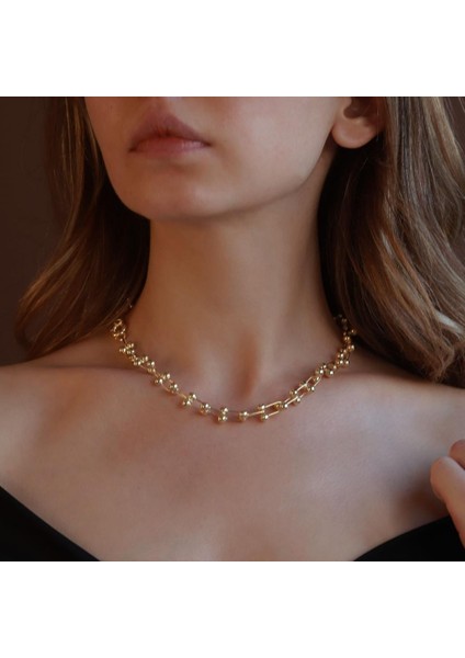 Tffny Model Gold Kaplama Gümüş Kolye