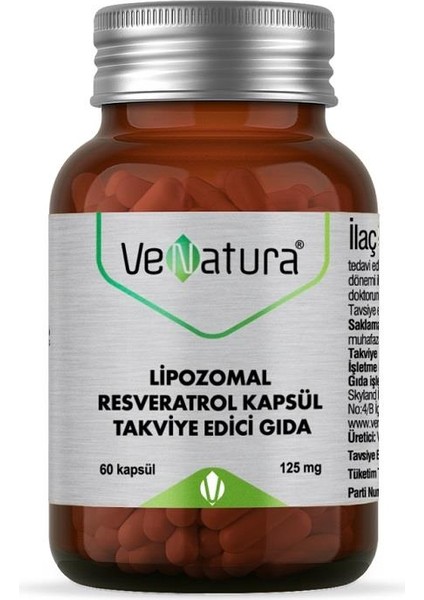 Lipozomal Resveratrol 60 Kapsül